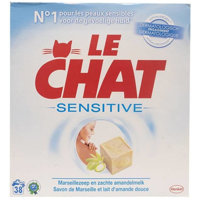 Le Chat Sensitive univerzálny prací prášok 38 praní 2,28 kg