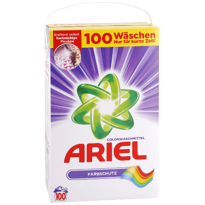 Ariel prací prášok na farebnú bielizeň 100 praní 6,5 kg