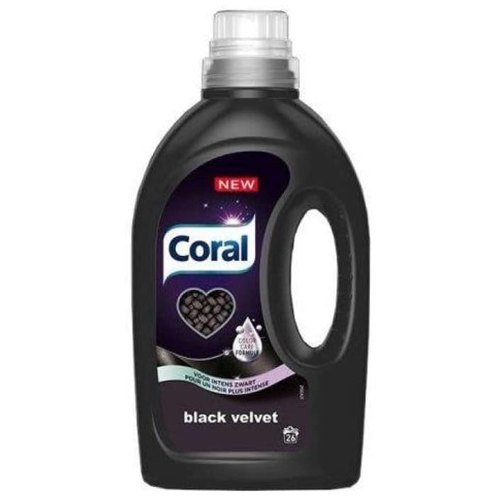 Coral Black Velvet prací gél na čiernu bielizeň 22 praní 1,25 L