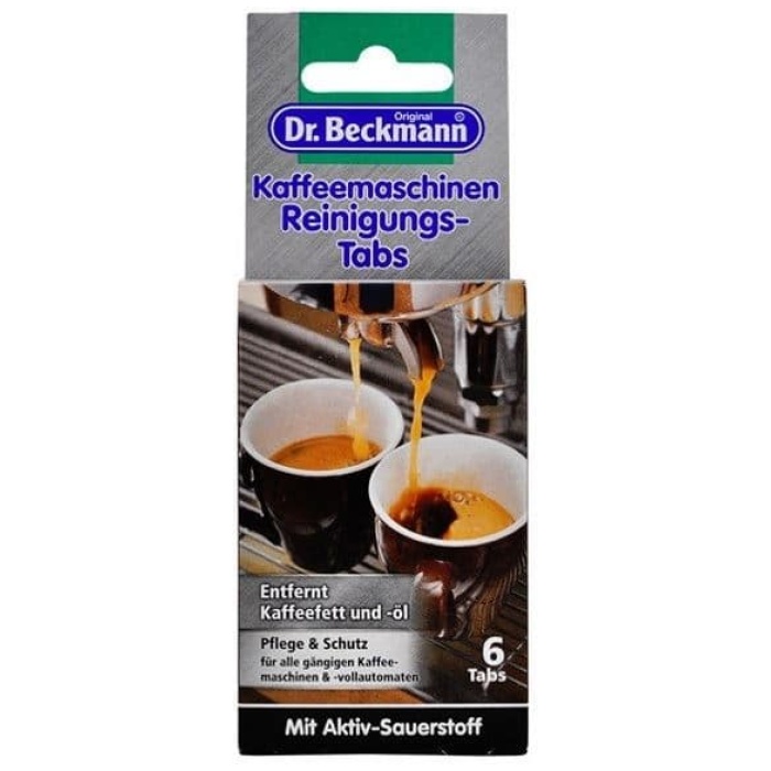 Dr.Beckmann Kaffeemaschinen Reinigungs-Tabs odvápňovacie tablety do kávovaru 6 ks