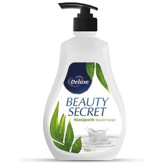 Deluxe Beauty Secret tekuté mydlo s pumpičkou 750 ml