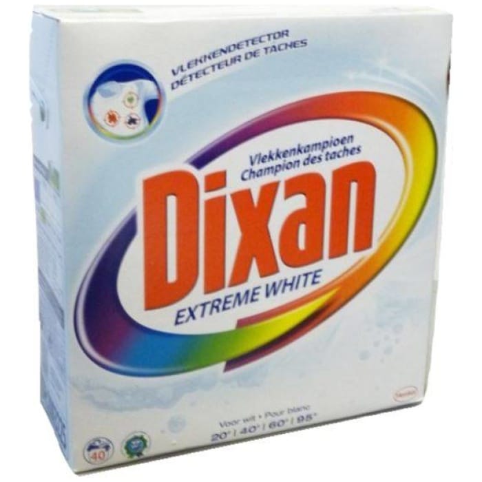 Dixan Professional Extreme White prací prášok na bielu bielizeň 40 praní 2,6 kg