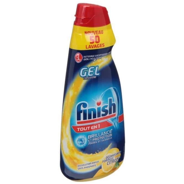 Gél Finish power All in 1 citrón do umývačky riadu 900ml