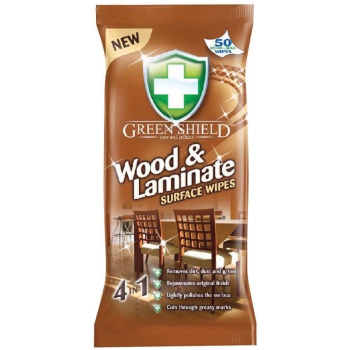 Greenshield Wood&Laminate čistiace obrúsky 50 ks