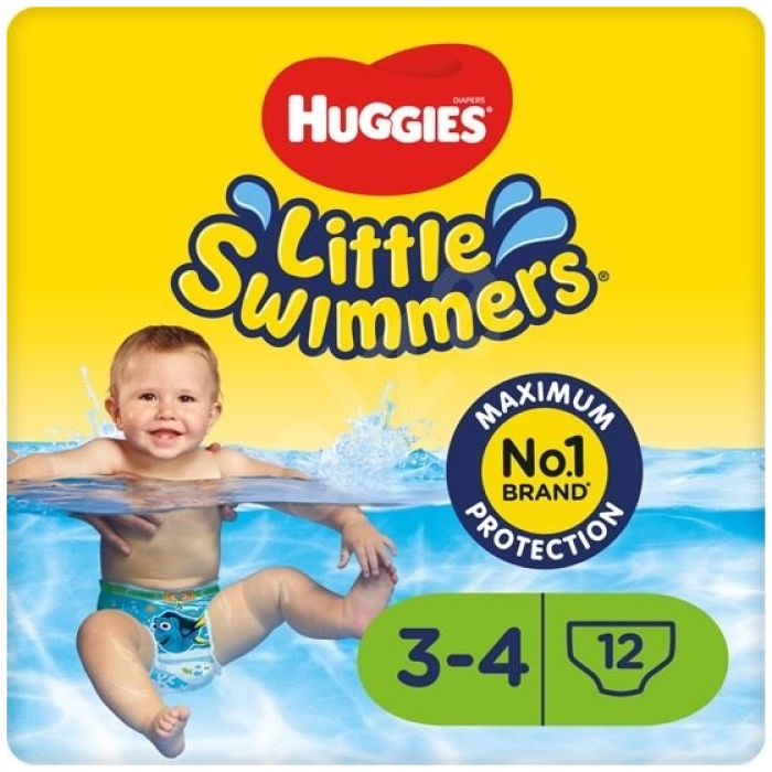 Huggies Little Swimmers plienky na plávanie 7-15 kg 12 ks