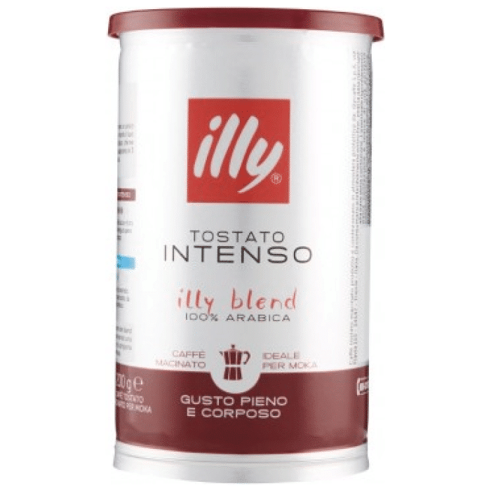 Illy Caffe Tostaso Intenso MOKA mletá káva 200 g