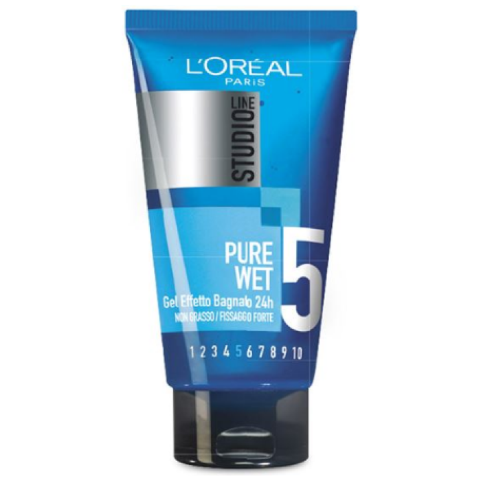 L'Oréal Pure Wet gél na vlasy s maximálnou fixáciou 5 200 ml