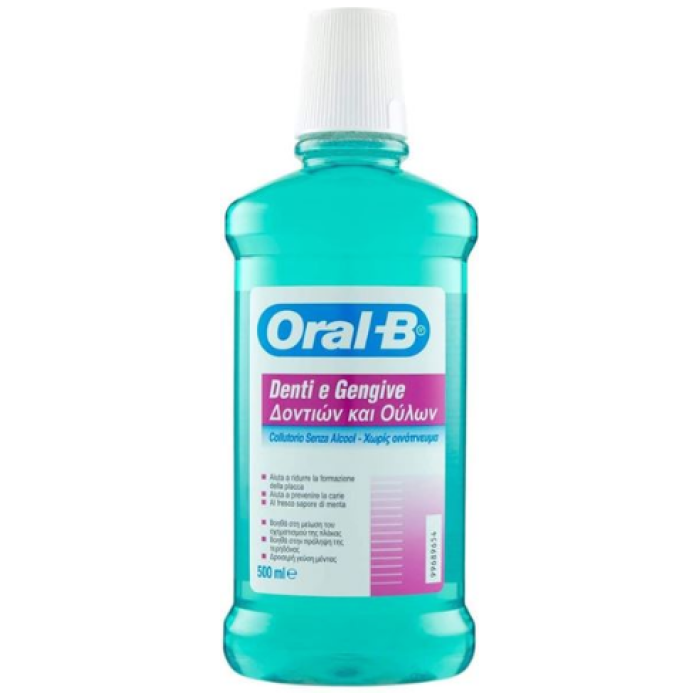 Oral B Denti e Gengive ústna voda 500 ml