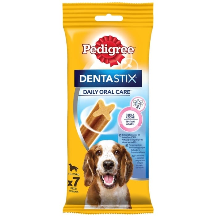 Pedigree Dentastix Daily Oral Care dentálne maškrty stredných plemien 7 ks