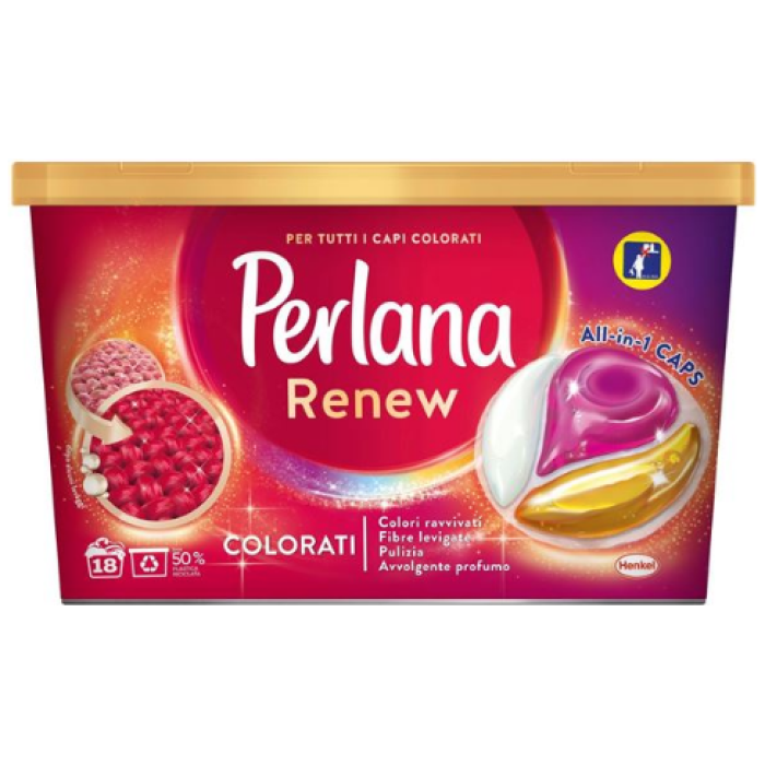 Perlana Renew Color kapsule na pranie 18 ks