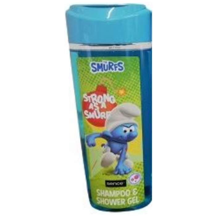 Smurfs 2v1 detský šampón a sprchový gél 210 ml
