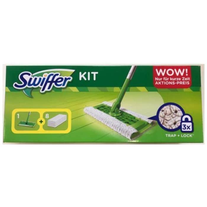 Swiffer Kit Set mop + náhrady 8 ks