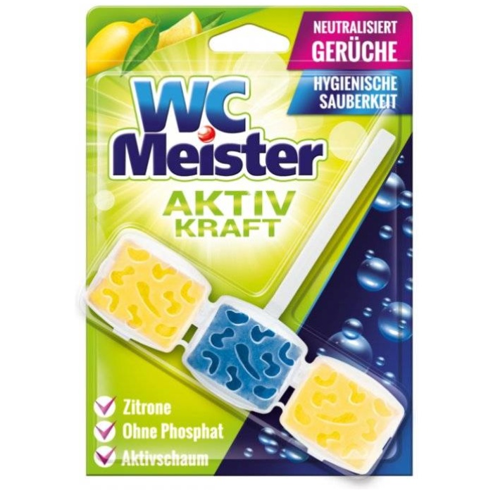 WC Meister Aktiv Kraft Zitrone záveska do WC 45 g