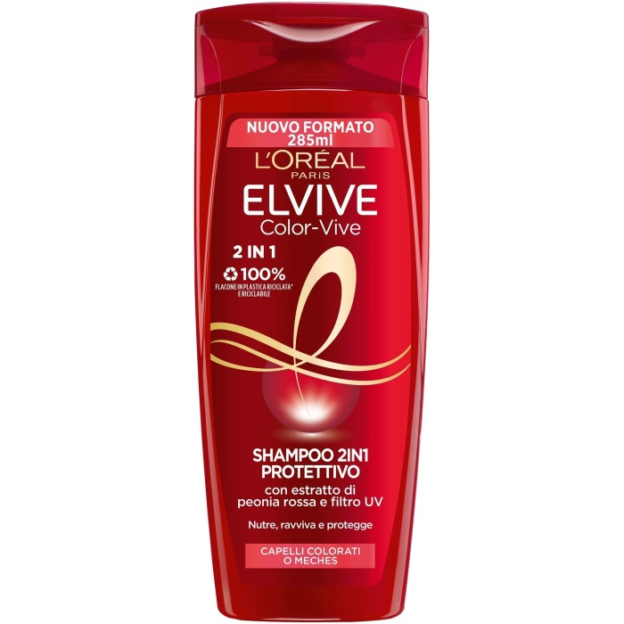 LOREAL ELVIVE SHAM COLOR-VIVE 2V1 285 ML