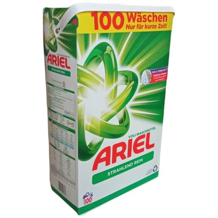 Ariel Strahlend Rein univerzálny prací prášok 100 praní 6.5 kg