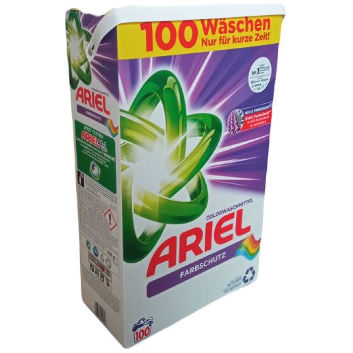 Ariel Farbschutz prací prášok na farebnú bielizeň 100 praní 6.5 kg