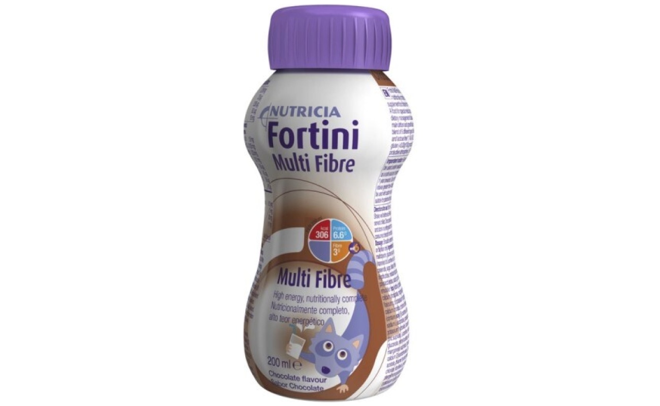 Fortini Multi fibre výživa pre deti príchuť čokoláda 200 ml