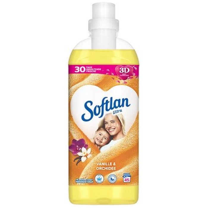 Softlan NEW 3D Vanille & Orchidee aviváž 45 praní 1 L