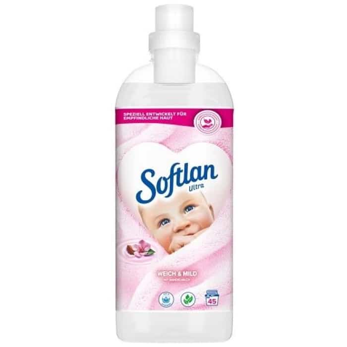 Softlan NEW 3D Weich & Mild aviváž 45 praní 1L