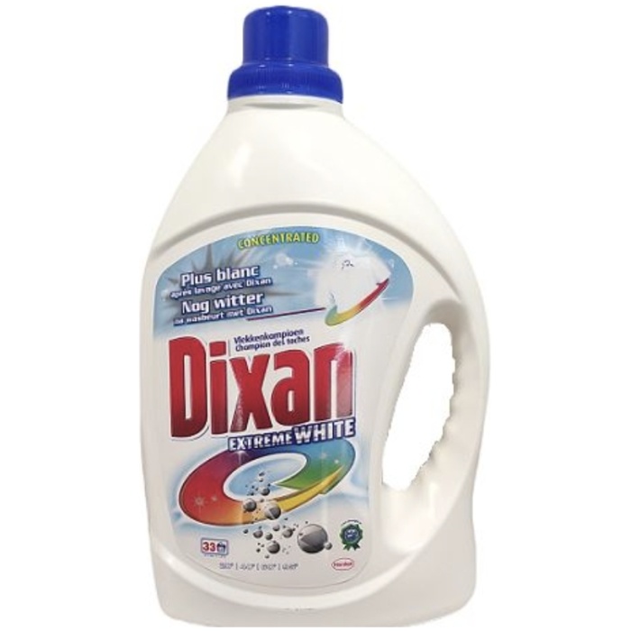 Dixan extrem white prací gél na bielu bielizeň 33 praní 2.475 L