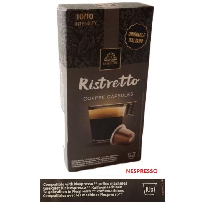 Bardollini 10ks Espresso Ristretto 10/10 kava kapsule - nespresso /D