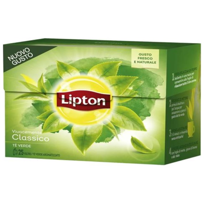 LIPTON 25 KLASICKÝCH ZELENÝCH FILTROV GR 33