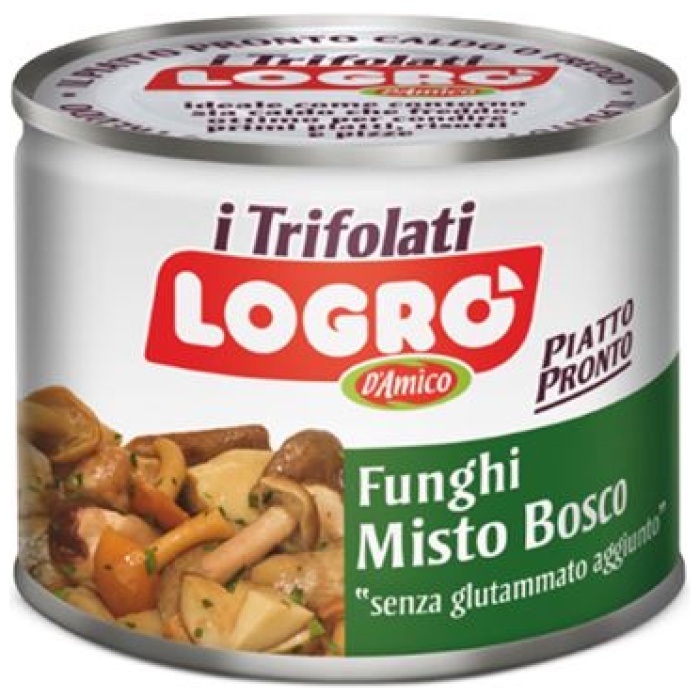 LOGRO ZMIEŠANÉ LESNÉ HUBY V KONZERVE 180 g IT