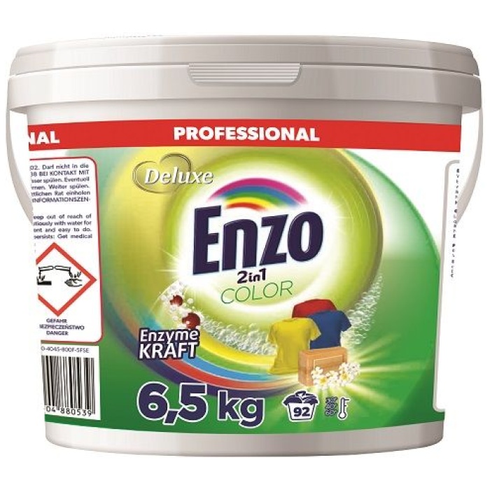 Deluxe Enzo Professional 2v1 univerzálny prací prášok 92 praní 6,5 kg